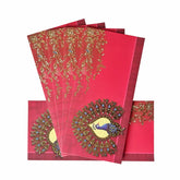 Digital Floral Print Peacock Shagun Envelopes (Lifafe)