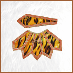 Shanil Lace Work Baghambar Shiv Ji Poshak - ZARIIWALAA