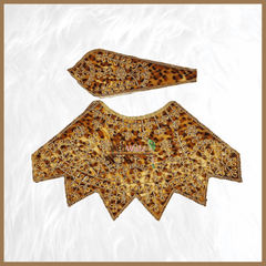 Shanil Lace Work Baghambar Shiv Ji Poshak - ZARIIWALAA