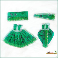 Net Thread Sitara Work Green Poshak