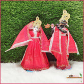 Net Thread Sitara Work Red Poshak
