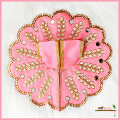 Blended Cotton Moti Work Gajri Poshak