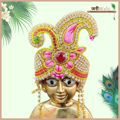 LG Dabka Mukut Baby Pink