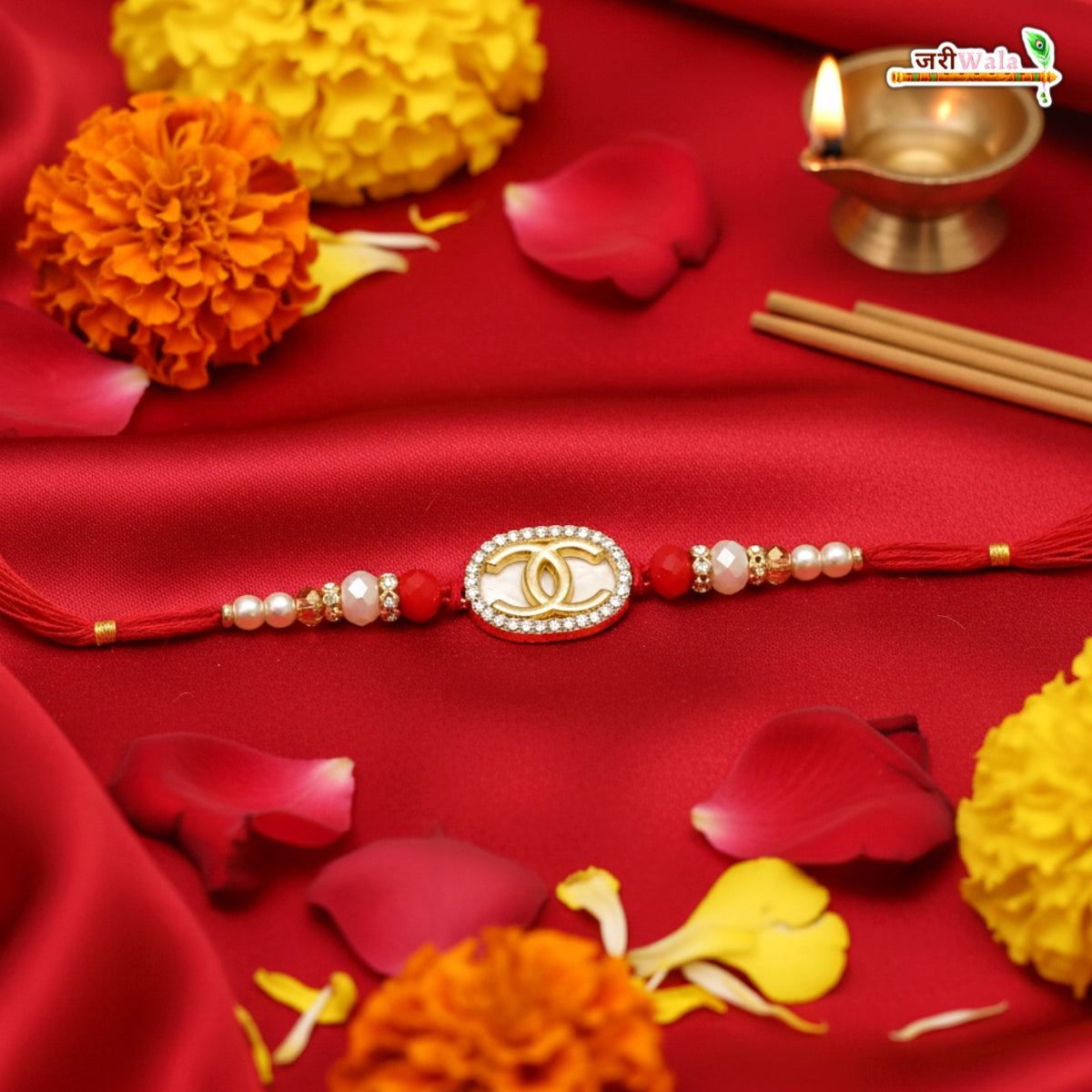 Fancy Handcrafted AD Rakhi