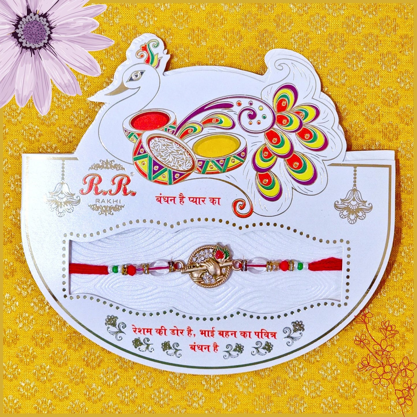 Fancy Handcrafted Krishna Flute Rakhi