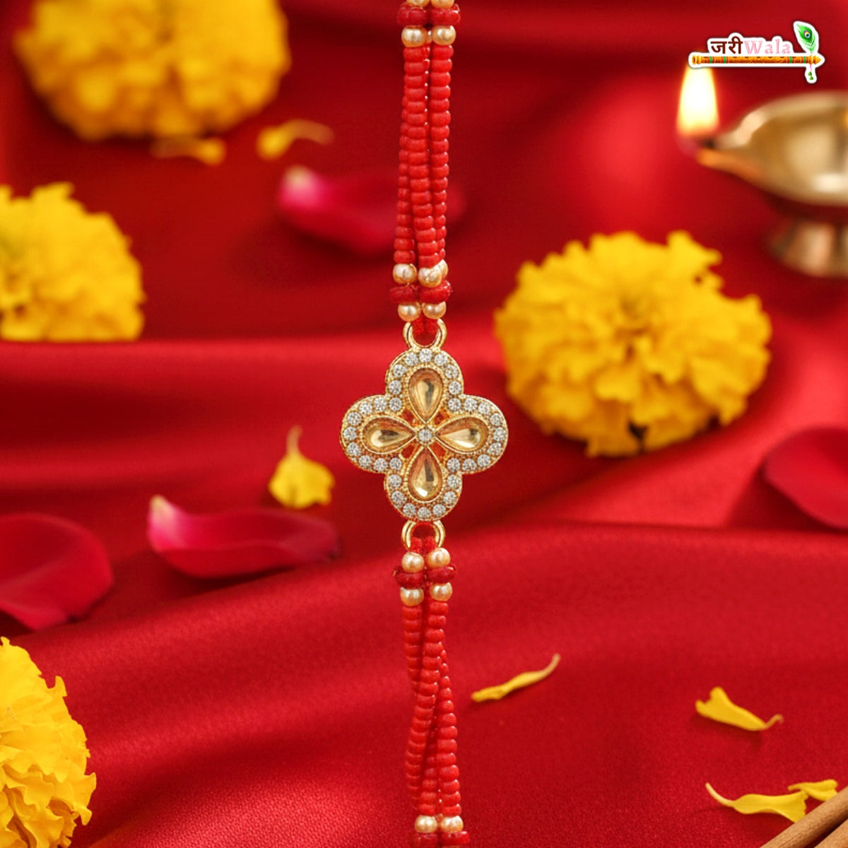 Fancy Handcrafted AD Rakhi