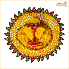 Woolen Fancy Multicolor Laddu Gopal Poshak With Cap