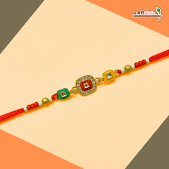 Fancy Handcrafted Kundan Rakhi
