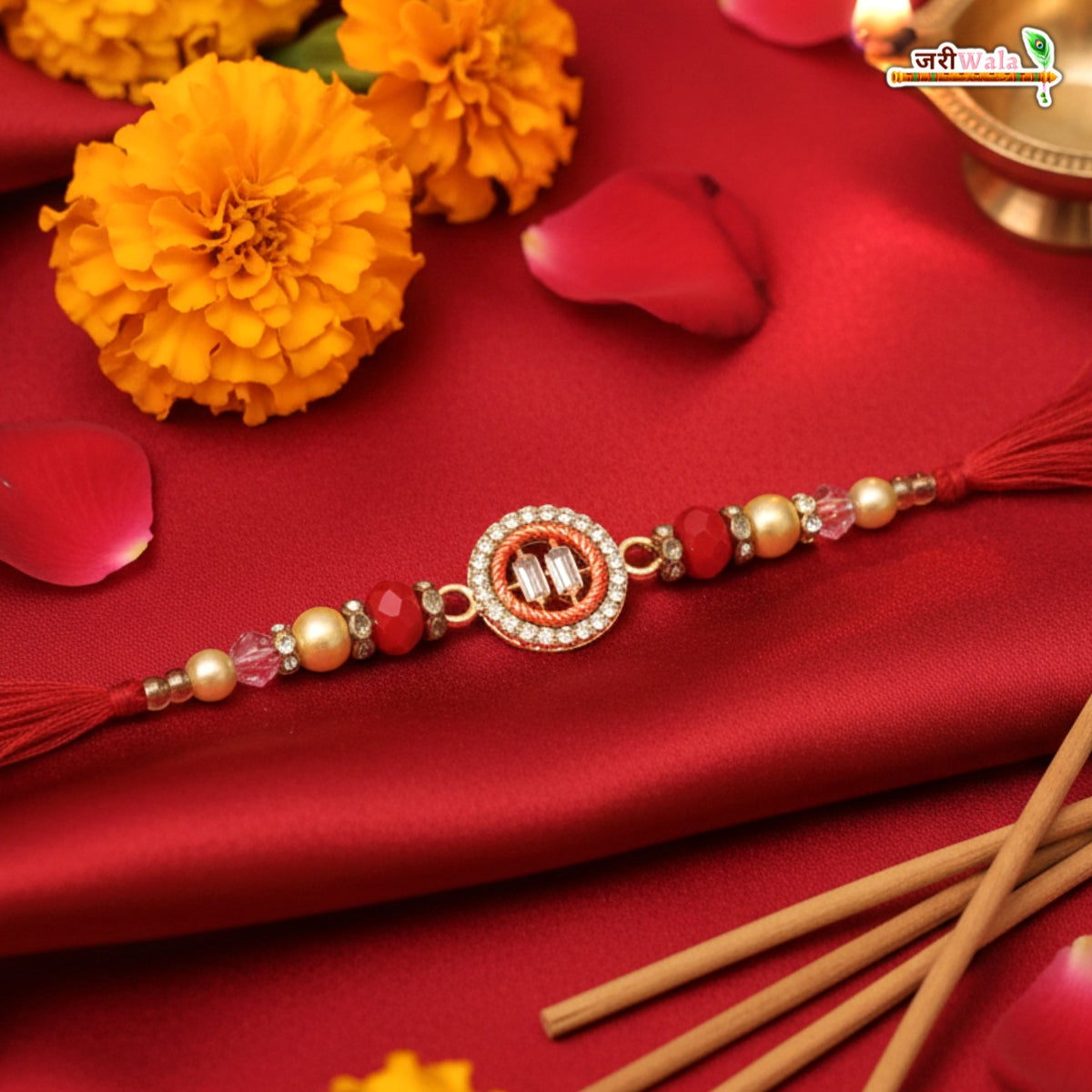 Fancy Handcrafted AD Rakhi