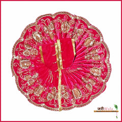 Shaneel Thread Sitara Work Magenta Laddu Poshak