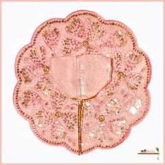Blended Thread Sitara Stone Work Baby Pink Poshak