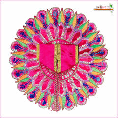 Blended Thread Sitara Work Hot Pink Laddu Gopal Poshak