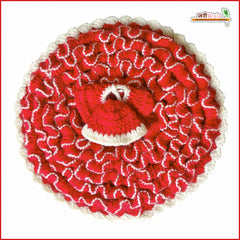 Woolen Fancy Multicolor Laddu Gopal Poshak With Cap