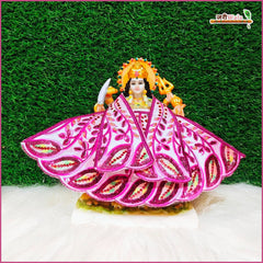 Blended Thread Sitara Stone Work Baby Pink Lehnga Patka