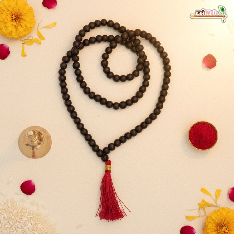 Karungali (Ebony) Wood Mala for Protection & Spiritual Strength