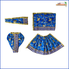 Blended Thread Sitara Work Blue Jugal Jodi Poshak