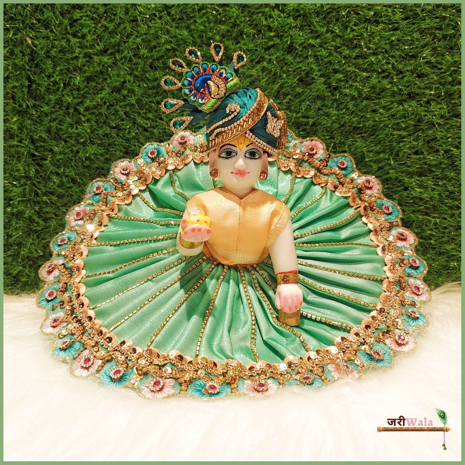 Laddu Gopal Poshak New Design Kanha Ji Ki Dresses Online Bal Gopal Dress India ZariiWalaa Page 8
