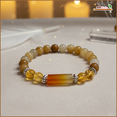 Meen Rashi (Pisces) Natural Stone Bracelet – Peace, Intuition & Spiritual Growth