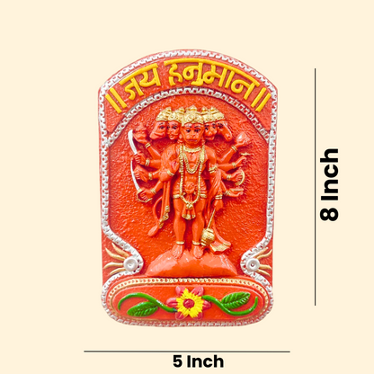 Hanging Panchmukhi Hanuman Ji Vastu Plates