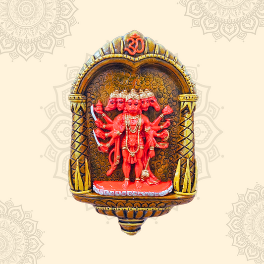 Hanging Panchmukhi Hanuman Ji Vastu Plates