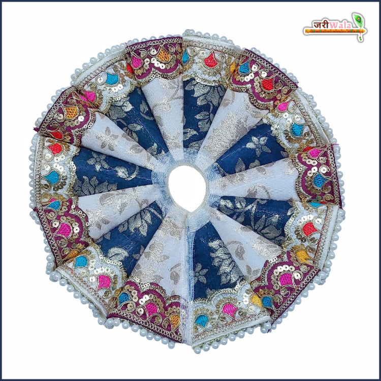 Blended Cone Thread Sita Moti Work Multicolor Laddu Gopal Poshak