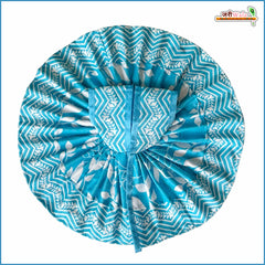 Cotton Leaf Print Firozi Laddu Gopal Poshak