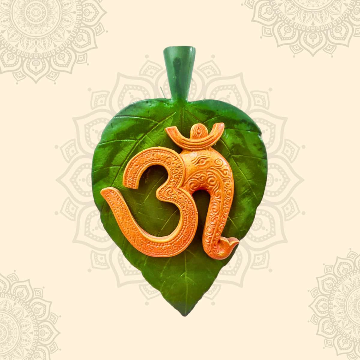 Hanging Om Leaf Vastu Plate