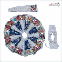 Blended Cone Thread Sita Moti Work Multicolor Laddu Gopal Poshak