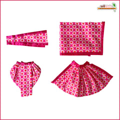 Cotton Floral Print Magenta Jugal Jodi Poshak