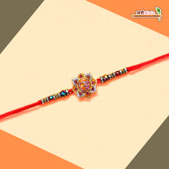 Fancy Handcrafted AD Stone Rakhi