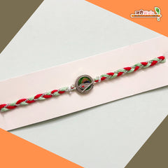 Fancy Handcrafted Antique Krishna Bansuri Rakhi