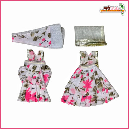 Cotton Frill Floral Print Jugal Jodi Poshak