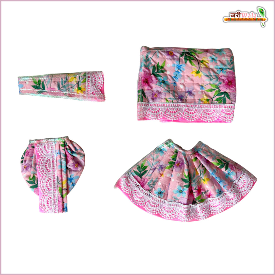 Cotton Floral Print Multicolor Jugal Jodi Poshak