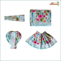 Cotton Floral Print Multicolor Jugal Jodi Poshak