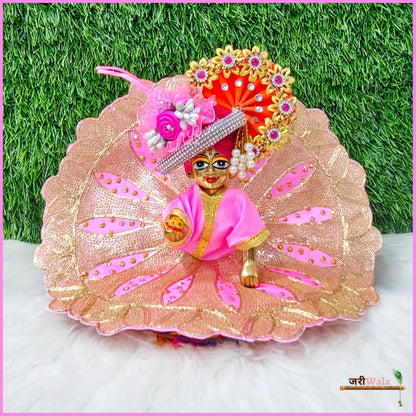 Blended Thread Sitara Work Baby Pink Poshak