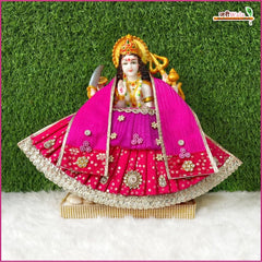Blended Frill Jarkan Stone Booti Work Multicolor Lehnga Patka