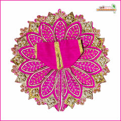 Blended Thread Moti Work Magenta Laddu Gopal Poshak