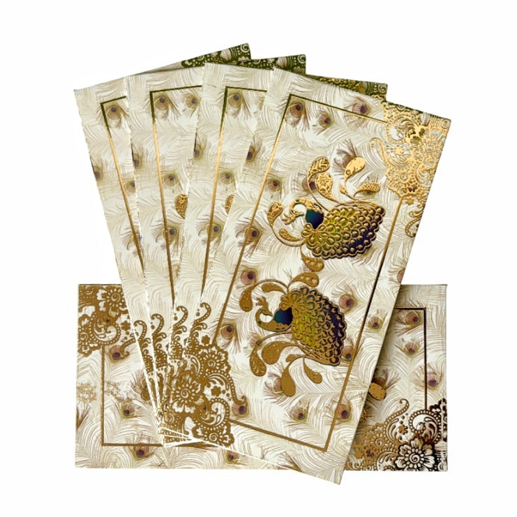 Digital Morpankh Print Shagun Envelopes (Lifafe)