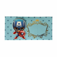 Digital Print Captain America Kids Envelopes (Lifafe)