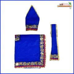 Cotton Thread Lace Work Blue Sai Baba Poshak