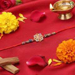 Fancy Handcrafted AD Stone Rakhi