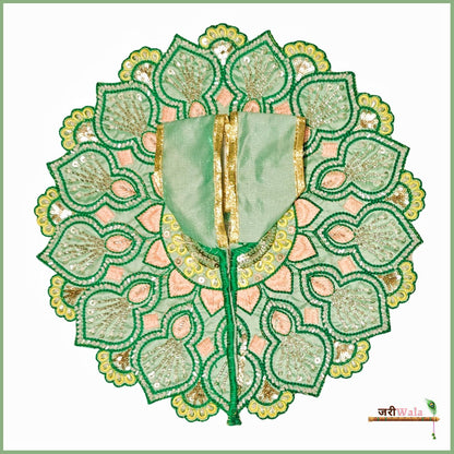 Blended Thread Cutdana Work Sea Green Poshak