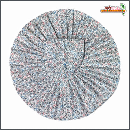 Coton Plain Floral Print Laddu Gopal Poshak