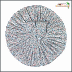 Coton Plain Floral Print Laddu Gopal Poshak