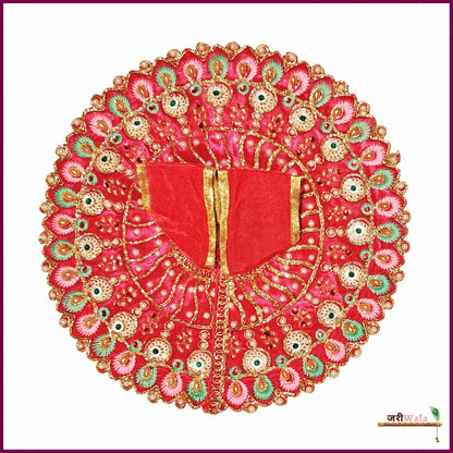 Shaneel Thread Sitara Work Magenta Laddu Poshak