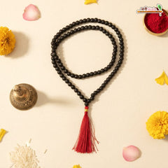 Karungali (Ebony) Wood Mala for Protection & Spiritual Strength (Small Beads)