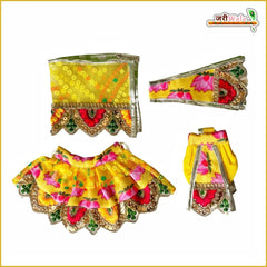 Blended Frill Thread Lace Sitara Work Multicolor Jugal Jodi Poshak