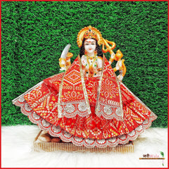 Bandhej Thread Booti Work Lehnga Patka