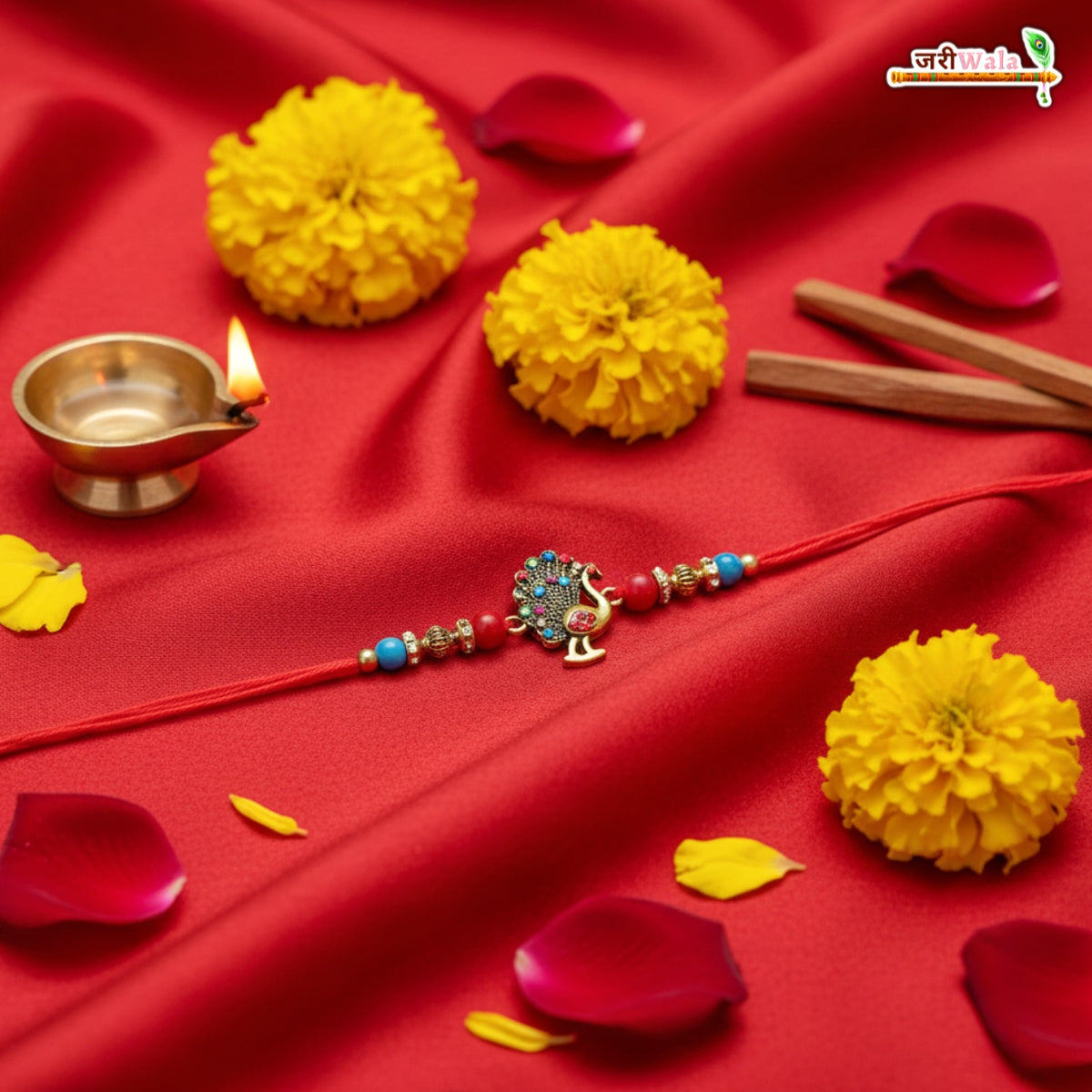 Fancy Handcrafted Peacock Rakhi