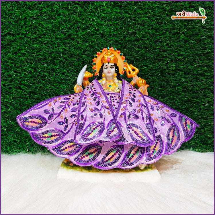 Blended Thread Sitara Stone Work Lavender Lehnga Patka